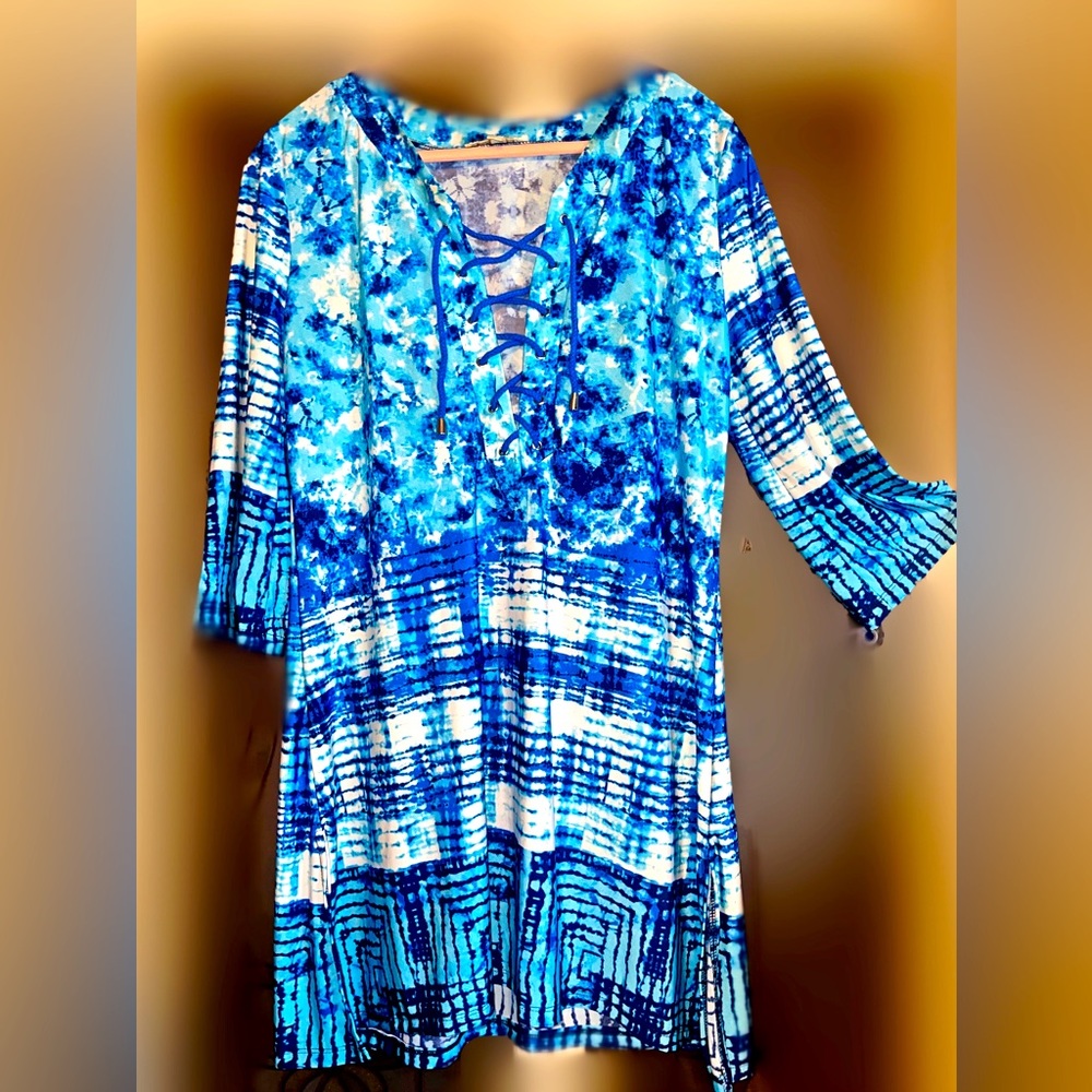 #54 Sandiva Beach tie-dye Dress, size small